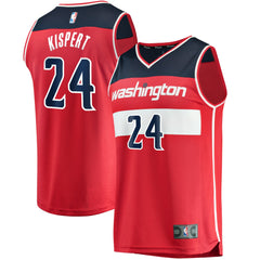 Fanatics - Corey Kispert Washington Wizards Youth Fast Break Replica Jersey Red - Icon Edition