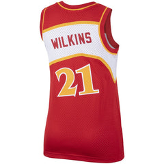 Mitchell & Ness - Dominique Wilkins Atlanta Hawks Women's Hardwood Classics Swingman Jersey - Red
