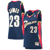 Mitchell & Ness - LeBron James Cleveland Cavaliers Women's Hardwood Classics Swingman Jersey - Navy