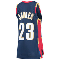 Mitchell & Ness - LeBron James Cleveland Cavaliers Women's Hardwood Classics Swingman Jersey - Navy