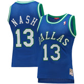 Mitchell & Ness - Steve Nash Dallas Mavericks Women's 1998/99 Hardwood Classics Swingman Jersey - Blue