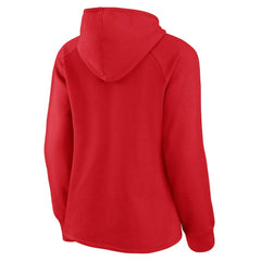 Washington Nationals Fanatics Women's Perfect Play Raglan Pullover Hoodie On Sale