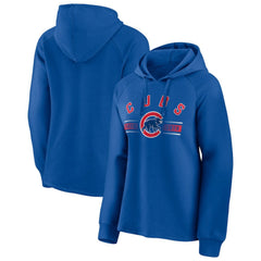 Chicago Cubs Fanatics Women's Perfect Play Raglan Pullover Hoodie Near Me
