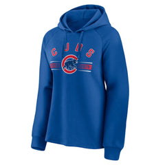 Chicago Cubs Fanatics Women's Perfect Play Raglan Pullover Hoodie Near Me
