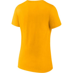 Nashville Predators - Fanatics Women's 2-Pack V-Neck T-Shirt Set Gold/Heathered Gray