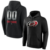 Carolina Hurricanes - Personalized Midnight Mascot Logo Pullover Hoodie Black