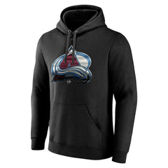 Colorado Avalanche - Personalized Midnight Mascot Logo Pullover Hoodie Black
