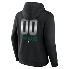 Dallas Stars - Personalized Midnight Mascot Logo Pullover Hoodie Black
