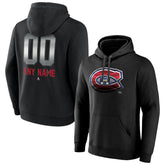 Montreal Canadiens - Personalized Midnight Mascot Logo Pullover Hoodie Black