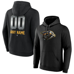 Nashville Predators - Personalized Midnight Mascot Logo Pullover Hoodie Black