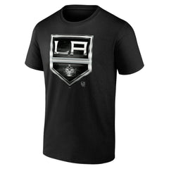 Los Angeles Kings - Personalized Midnight Mascot Logo T-Shirt Black