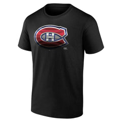 Montreal Canadiens - Personalized Midnight Mascot Logo T-Shirt Black