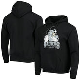 Las Vegas Raiders Junk Food Disney Mickey Quarterback Pullover Hoodie Black - NFL