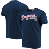 Atlanta Braves Homage Hand-Drawn Logo Tri-Blend T-Shirt Near Me