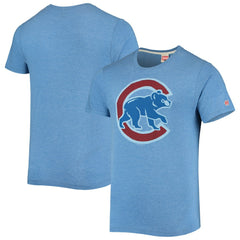 Chicago Cubs Homage Hand-Drawn Logo Tri-Blend T-Shirt Near Me
