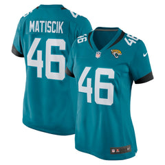 Ross Matiscik Jacksonville Jaguars Women's Game Jersey Teal - Nike