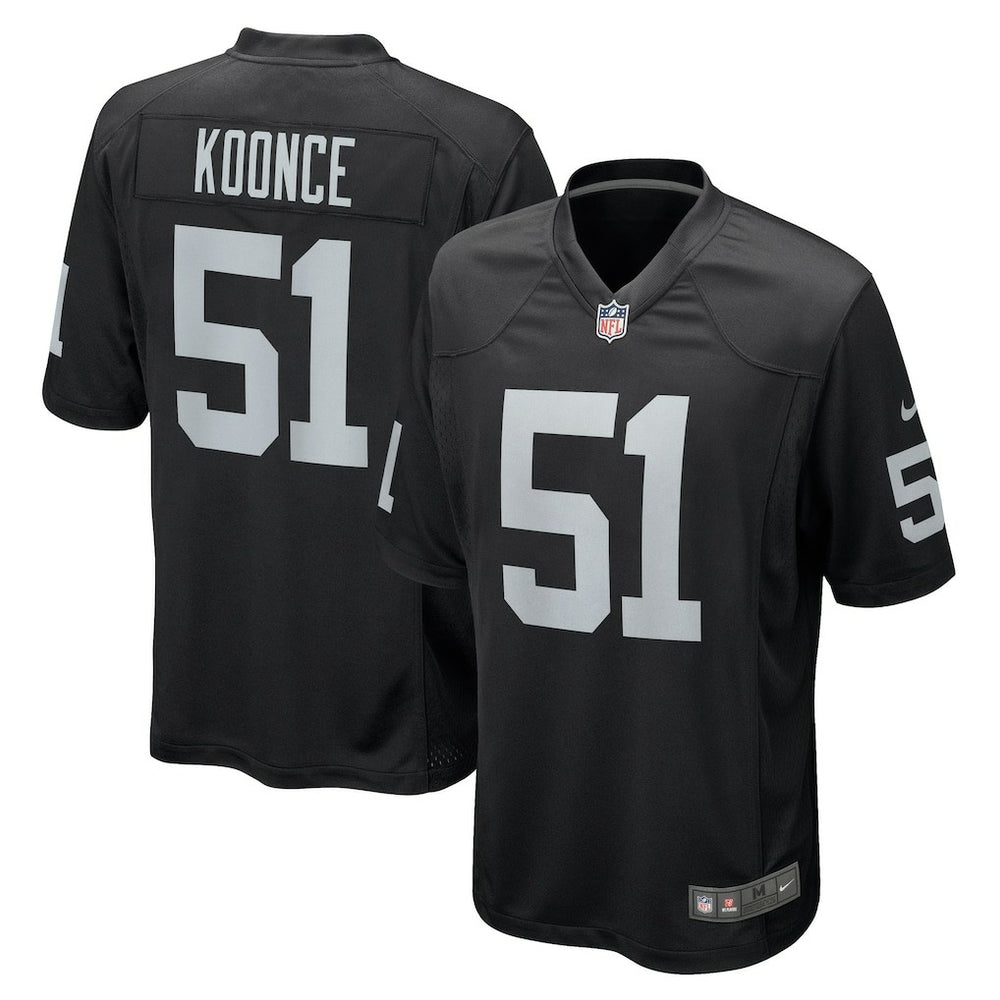 Malcolm Koonce Las Vegas Raiders Game Jersey Black - Nike