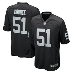 Malcolm Koonce Las Vegas Raiders Game Jersey Black - Nike