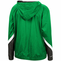 Mitchell & Ness - Milwaukee Bucks Women's Half-Zip Windbreaker 2.0 Hoodie - Green