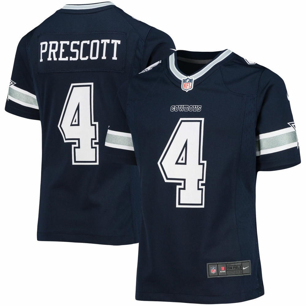 Dak Prescott Dallas Cowboys Girls Youth Team Game Jersey Navy - Nike