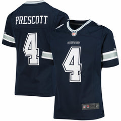 Dak Prescott Dallas Cowboys Girls Youth Team Game Jersey Navy - Nike