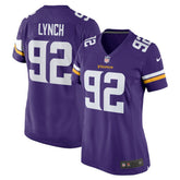 James Lynch Minnesota Vikings Women's Game Player Jersey Purple - Nike