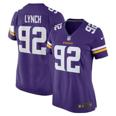 James Lynch Minnesota Vikings Women's Game Player Jersey Purple - Nike