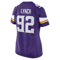 James Lynch Minnesota Vikings Women's Game Player Jersey Purple - Nike