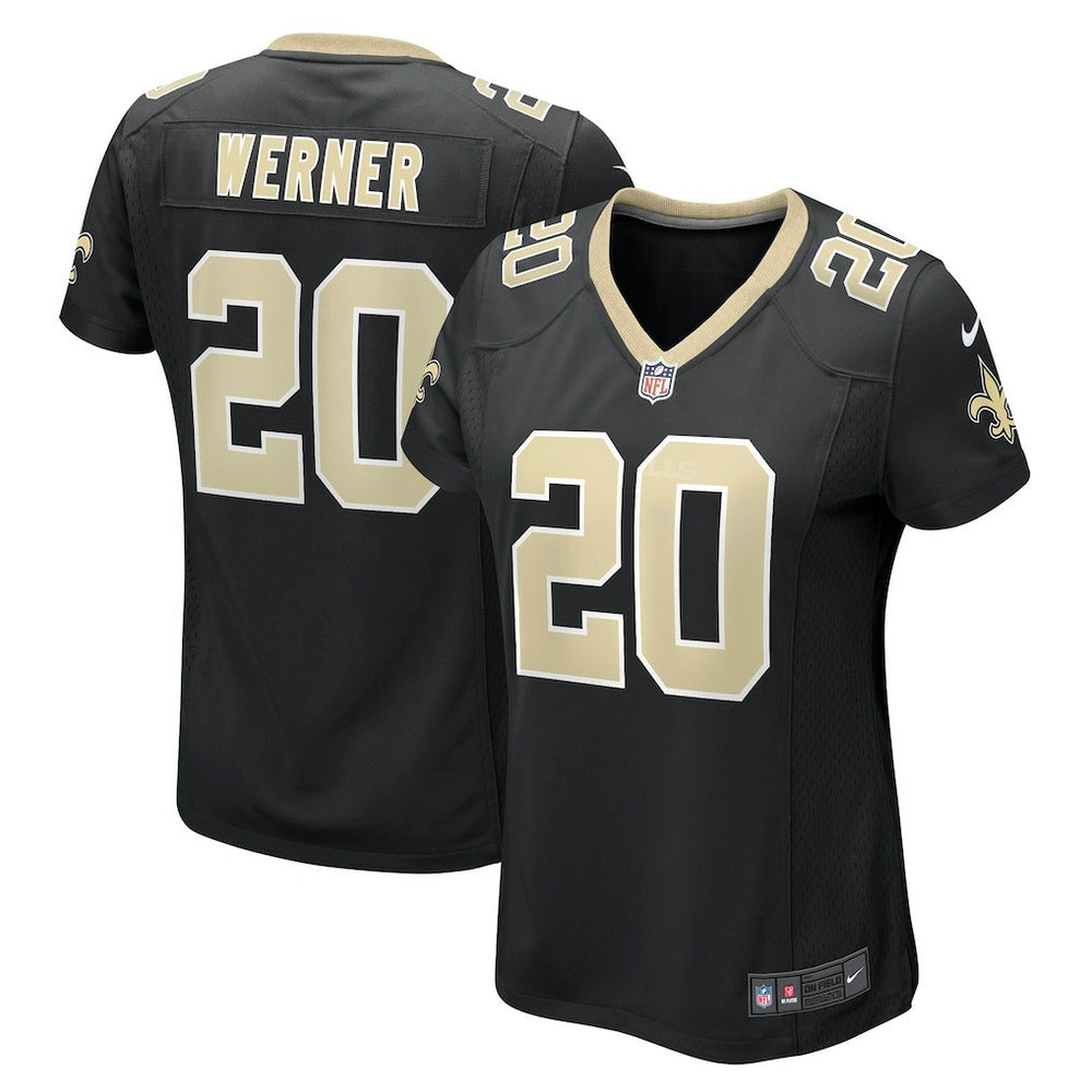 Pete Werner New Orleans Saints Women's Game Jersey Black - Nike