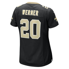Pete Werner New Orleans Saints Women's Game Jersey Black - Nike