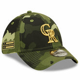 Colorado Rockies New Era 2022 Armed Forces Day 39THIRTY Flex Hat Near Me