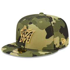 Miami Marlins New Era 2022 Armed Forces Day On-Field 59FIFTY Fitted Hat On Sale