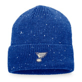 St. Louis Blues - Fanatics Authentic Pro Rink Pinnacle Cuffed Knit Hat Blue