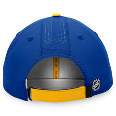 St. Louis Blues - Fanatics Authentic Pro Rink Pinnacle Adjustable Hat Blue
