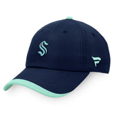Seattle Kraken Fanatics Authentic Pro Rink Pinnacle Adjustable Hat Deep Sea Blue