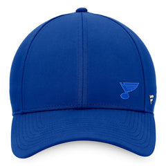 St. Louis Blues - Fanatics Women's Authentic Pro Road Structured Adjustable Hat Royal