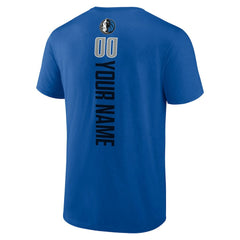 NBA - Dallas Mavericks Personalized Playmaker Team T-Shirt - Blue