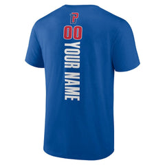 NBA - Detroit Pistons Personalized Playmaker Team T-Shirt - Blue