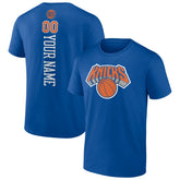 NBA - New York Knicks Personalized Playmaker Team T-Shirt - Blue