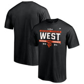 San Francisco Giants Fanatics 2021 NL West Division Champions Locker Room T-Shirt Lifestyle