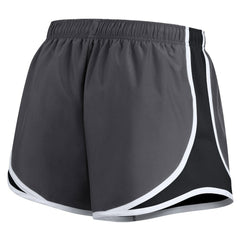 Pittsburgh Steelers Women's Plus Size Logo Performance Tempo Shorts Charcoal - Nike