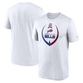 Buffalo Bills Icon Legend Performance T-Shirt White - Nike