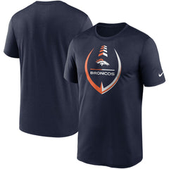 Denver Broncos Icon Legend Performance T-Shirt Navy - Nike