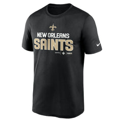New Orleans Saints Legend Community Performance T-Shirt Black - Nike