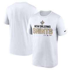 New Orleans Saints Legend Community Performance T-Shirt White - Nike