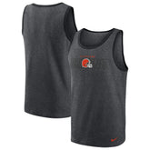 Cleveland Browns Tri-Blend Tank Top Heathered Charcoal - Nike