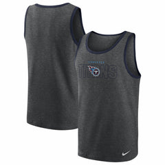 Tennessee Titans Tri-Blend Tank Top Heathered Charcoal - Nike