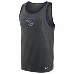 Tennessee Titans Tri-Blend Tank Top Heathered Charcoal - Nike