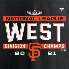 San Francisco Giants Youth 2021 NL West Division Champions Locker Room T-Shirt for sale