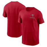 Tampa Bay Buccaneers Sideline Infograph Lockup Performance T-Shirt Red - Nike